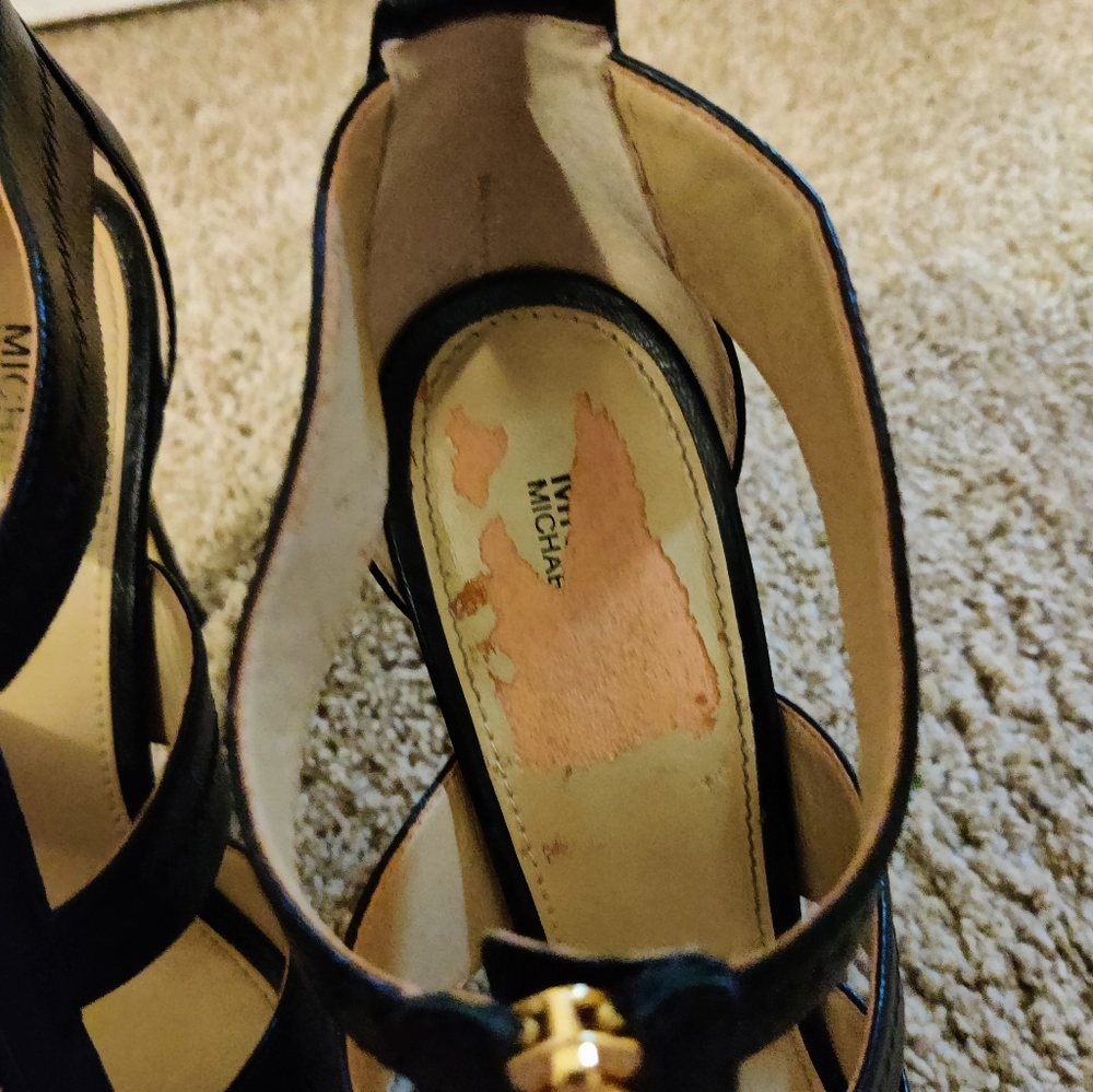 Michael Kors caged zippered Stilletto platforms Sold - Picture 14 of 16